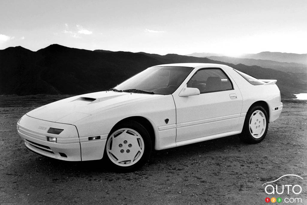 Mazda RX-7 Turbo II, trois quarts avant